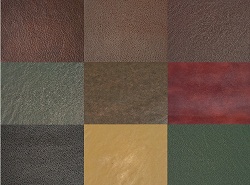 Leather swatches