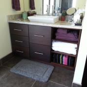 Furniture bathroom, closets and cabinets