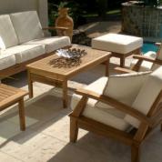 Outdoor teak patio furniture